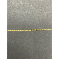 Ladies 18ct Yellow Gold Margarita Twist Link Bracelet