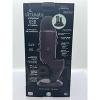 Blue Yeti Blackout USB Microphone in Box