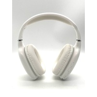 HD Max Pro Wireless Bluetooth Headphones with Built-In Mic White
