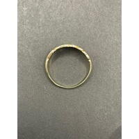 Ladies 9ct Yellow Gold Leaf & Vine Pattern Ring