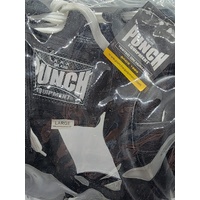 Punch Equipment AAA Grade Boxing Headgear Size Large Black
