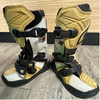 O'Neal Junior OMS50 Youth Motorcycle MX Boots Yellow Black White Size Youth