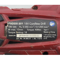 Ozito PXDDS-201 18V Cordless Drill Driver Set with 4.0Ah Battery and Charger