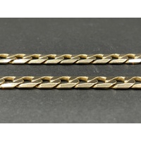 Mens 9ct Yellow Gold Curb Link Necklace