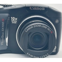 Canon PowerShot SX100 IS 8MP Digital Camera 10x Zoom with 16GB SD
