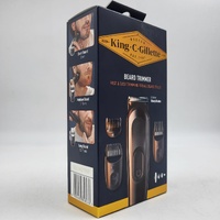 King C Gillette Beard Trimmer Cordless Mens Grooming Kit Adjustable Hair Clippers