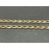 Men's 9ct Yellow Gold Open Curb Link Necklace