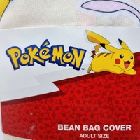 Pokémon Adult Size Bean Bag Cover Classic Characters Edition