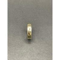 Unisex 9ct Yellow Gold Plain Band Ring