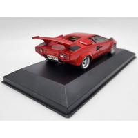 IXO Models Lamborghini Countach LP 500S 1:43 Scale Red Diecast Car