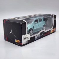 Speedy Power Mercedes Benz A-Class 1:32 Blue Diecast Model Car Open Door