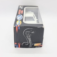 Ford Mustang Cobra 1:32 Diecast Car Model White Open Door Collectible