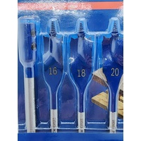Bosch 2608900334 7 Piece Self Cut Speed Spade Wood Drill Bit Set