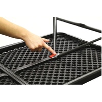 OZtrail Ironside 120cm Folding Table Grey