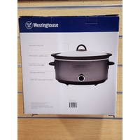Westinghouse 6.5L Electric Slow Cooker Black Stainless Steel WHSC08KS