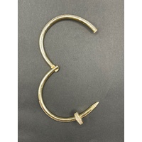 Genuine Cartier Ladies 18ct Yellow Gold Diamond Oval Bangle