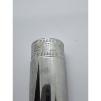 Snap-On 12pc 1/4 Inch 6 Point Flank Drive Semi-Deep Metric Socket Set 5-15 mm