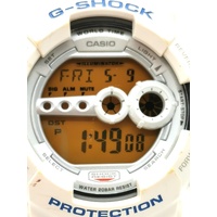 Casio G-Shock GD-100SC White Blue Digital Watch Shock Resistant 200m WR