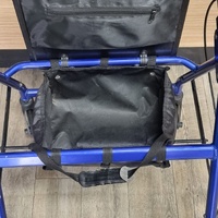 Care Quip Foldable 4 Wheeled Mobility Walker 130kg Capacity