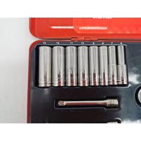 JBS 46 Piece 1/4 Inch Drive Socket Set Metric and AF