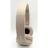 Sony WH-CH520 On-Ear Wireless Bluetooth Headphones Beige with Cable