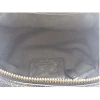 Coach Mini Charlie Backpack Black Pebble Leather