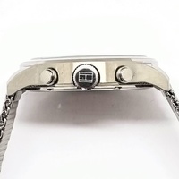 Tommy Hilfiger Silver Dual Time Stainless Steel Mens Watch TH 368.1.14.2596