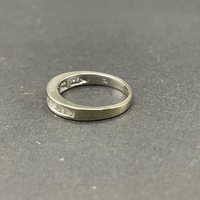 Ladies 18ct White Gold Diamond Band Ring
