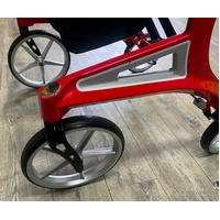Hero Medical Outdoor Lite Aluminium Seat Walker Red