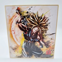 Bandai Dragon Ball Shikishi Art Raging Collection Anime Art Print