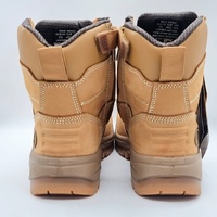 Oliver 55332Z Steel Cap Lace Up Zip Sided Mid Cut Wheat Safety Boots Size 10.5