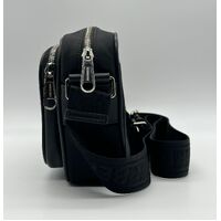 Burberry Men's Paddy Nylon Shoulder Crossbody Bag Black with Original Receipt