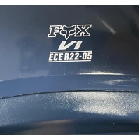 Fox V1 VENZ R22-05 MX Racing Helmet ECE Dark Indigo Size XXL