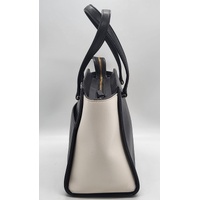Kate Spade New York Patterson Drive Geraldine Satchel Black and Cream Colorblock