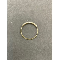 Ladies 18ct Yellow Gold Cubic Zirconia Ring