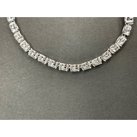 Ladies 925 Sterling Silver Tennis Bracelet