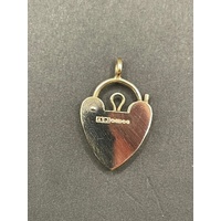 Ladies 9ct Yellow Gold Love Heart Locket Pendant