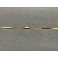Ladies 9ct Yellow Gold Double Link Bracelet