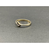 Ladies 9ct Yellow Gold Cubic Zirconia Ring