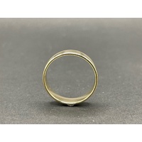 Unisex 9ct Yellow Gold Plain Band Ring