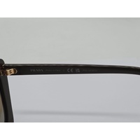 Prada PR 23ZS 11J6E1 54-18 Shiny Brown Gradient Butterfly Sunglasses