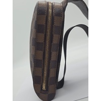 Louis Vuitton Geronimos Damier Ebene Brown Body Bag Crossbody Shoulder Bag
