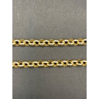 Ladies 9ct Yellow Gold Belcher Link Necklace
