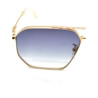 Police Horizon 13 SPLP34 Shiny Rose Gold Sunglasses with Blue Gradient Lenses