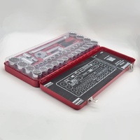 Sidchrome SCMT14105 40 Piece 1/2 Inch Drive Metric and AF Socket Set