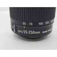 Canon EF-S 55-250mm f/4-5.6 IS STM Zoom Lens with Image Stabilizer