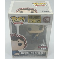 Funko Pop Rosie The Riveter 08 Special Edition Icons Vinyl Figure Rare