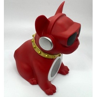 Bulldog Wireless Bluetooth Speaker Portable Red Dog Stereo