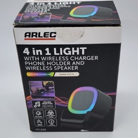 Arlec ATL026 4 in 1 RGB Light Wireless Charger Speaker Holder