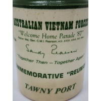 Australian Vietnam Forces 1987 Tawny Port Commemorative Set with 4 Glasses